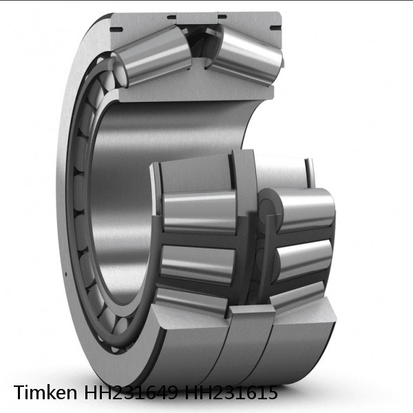 HH231649 HH231615 Timken Tapered Roller Bearing Assembly