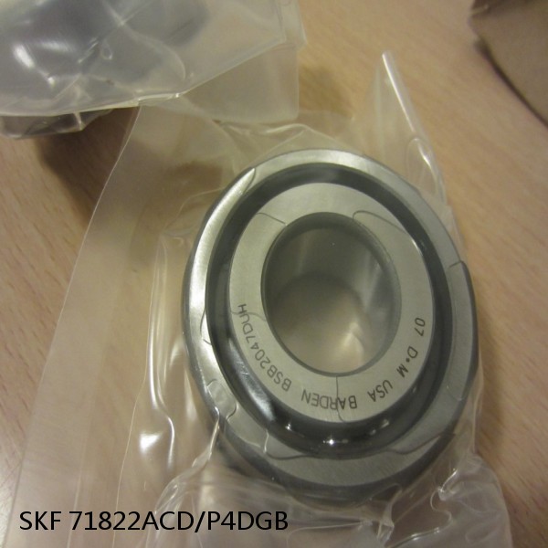 71822ACD/P4DGB SKF Super Precision,Super Precision Bearings,Super Precision Angular Contact,71800 Series,25 Degree Contact Angle #1 image